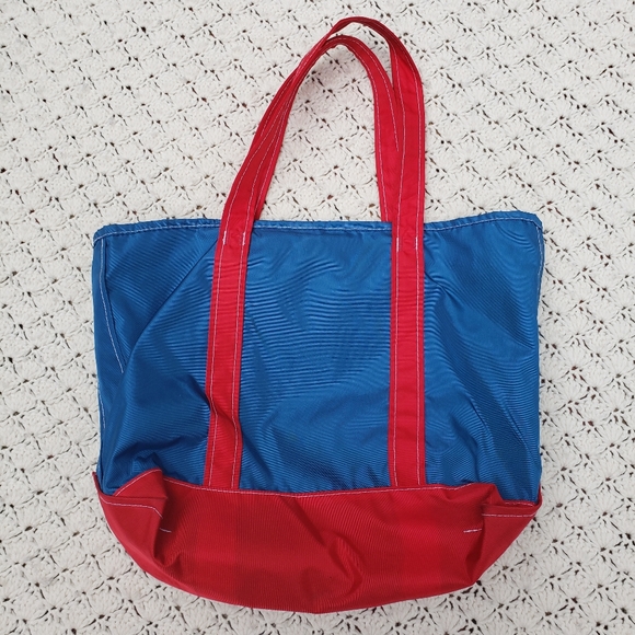 L.L. Bean Bags Vintage Ll Bean Nylon Zip Top Everyday Boat And Tote